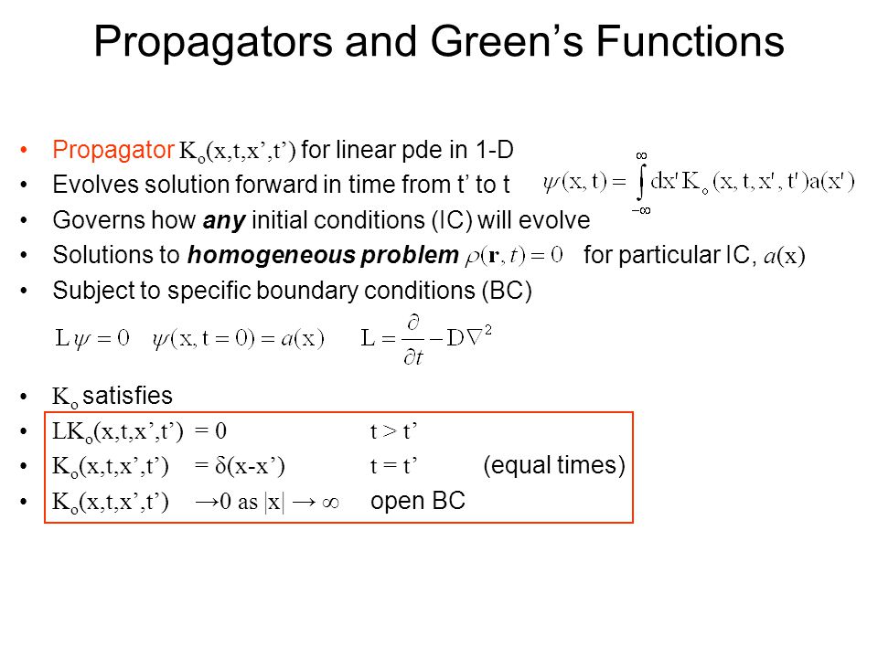 Propagators and Green's Functions - ppt video online download